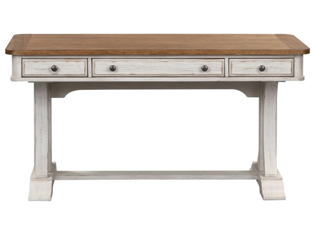 Liberty Furniture Farmhouse Reimagined Relaxed Vintage Writing Desk ...